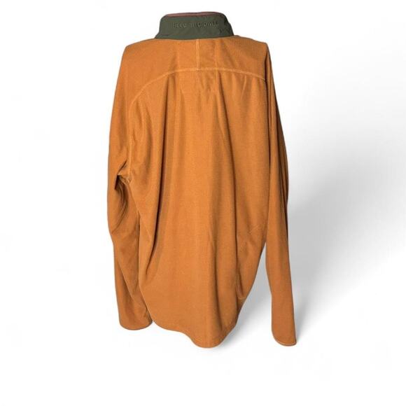 Howler Brothers Talisman Fleece Jacket Mens XL Adobe/Olive Quilted Grid - Picture 5 of 6